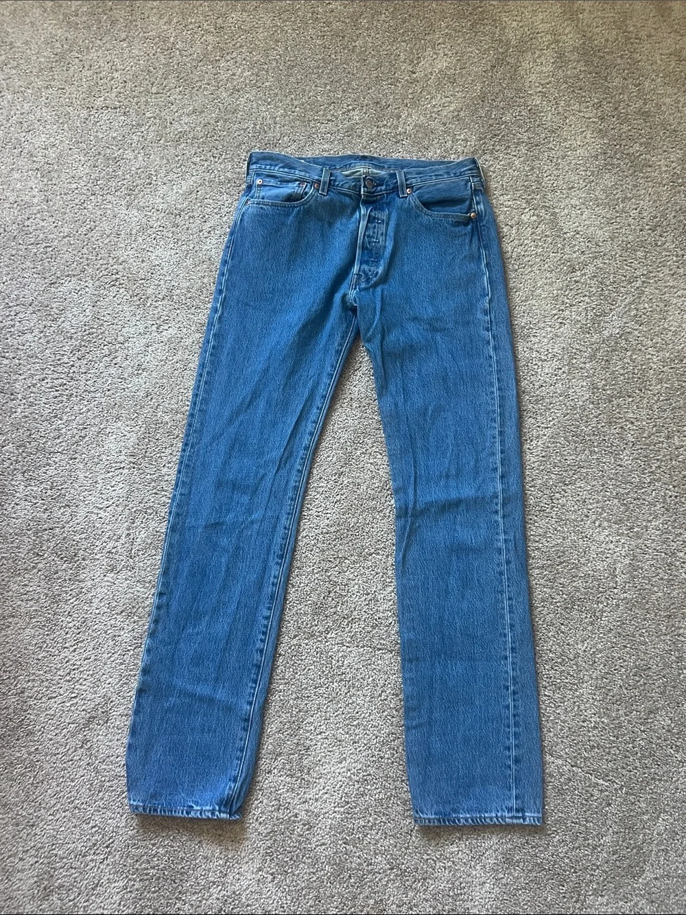 Levi’s 501 Classic Men's Blue Denim Jeans 34x36